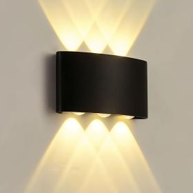 Applique Murale LED 6W D’Éclairage Extérieur 3 Lampes en PP