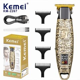 Kemeiiiii Tondeuse À Cheveux Professionnelle En Métal Km-2267