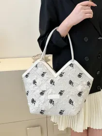 Sac à main pour femme  motif a fleur