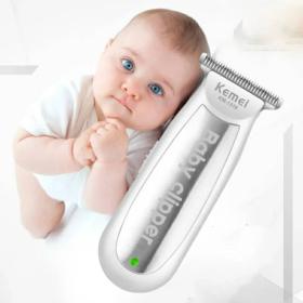 Kemeiii Mini tondeuse à cheveux pour bébé électrique rechargeable USB