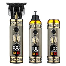 Rasoiiir professionnel multifonction 3en1 Étanche en acier Rechargeable USB