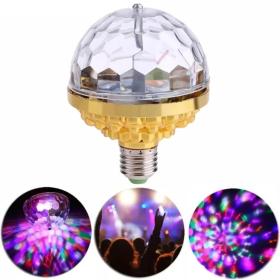 Lampe jeux de lumière multi couleur rotative Disco Ball
