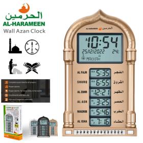 Horloge de prière Azan Affichage LED d’Al-Haramain HA-4028  - ساعة أذان الحرمين للصلاة