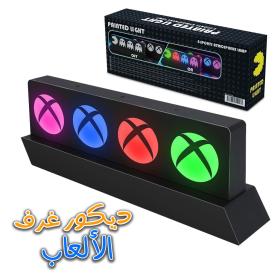Lampe D'éclairage LED Xbox Icons Avec 3 Modes D'éclairage - Éclairage Couleur Interactif Avec Musique