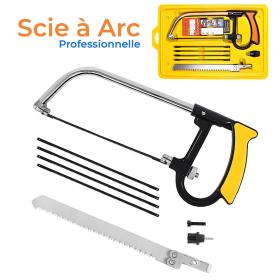 Sciiiie à Arc Sciiiie Manuelle Réglable Professionnelle Pvc Bois Fer 3 Fonctions De Réglage