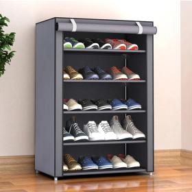 Armoire Chaussures 5 niveaux étagères 15 paires ou plus pour Salon, Chambre et Entrée