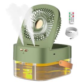 Ventilateur 3 Vitesses et Brumi-sateur avec Grand Réservoir – مروحة ومعطر جو 2في1
