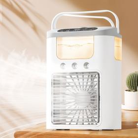 Climatiseur Portable 3-en-1 : Refroidisseur, Ventilateur et Bruum-isateur Intégré – مبرد محمول ومعطر جو 2في1