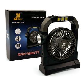 JL-9522 – Ventilateur Portable Rechargeable avec Lampe Torche Intégrée – مروحة محمولة مع مصباح