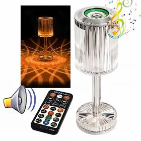 Lampe Cristal LED + Haut-Parleur Bluetooth – مكبر صوت ومصباح كريستالي