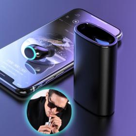 Écouteurs Sans Fil VALDUS A13 TWS 3EN1 avec Boîtier de Charge 1000mAh et Allume Ciii--gare Intégré- سماعة لاسلكية وباور بانك مع مشعل