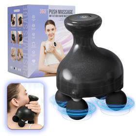 Pistolet de massage portable – 4 embouts pour détente complète – جهاز تدليك الجسم