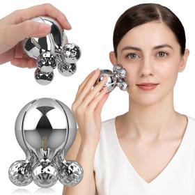 Masseur 4D rotatif 360° pour détente du visage et du corps – أداة تدليك يدوية