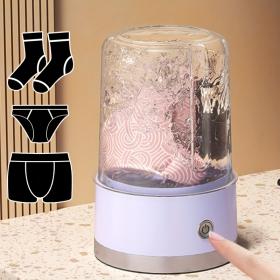 Mini-machine à laver portable rechargeable pour sous-vêtements – غسالة ملابس داخلية محمولة