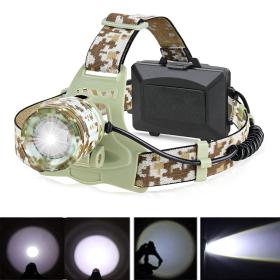 Lampe Frontale LED Motif Camouflage Rechargeable