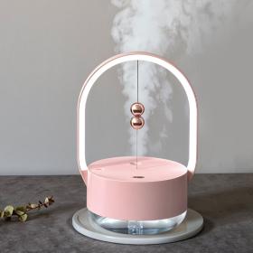 Humidificateur à bru-me de 350 ml portatifs avec veilleuse rechargeable USB – معطر جو مع مصباح 2في1