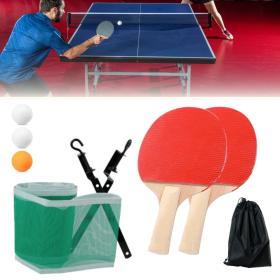 Ensembles Raquettes de tennis de table pingpong avec 2 Balles