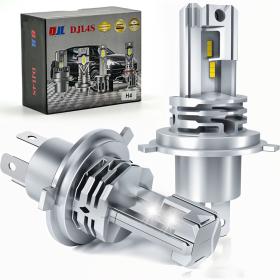 Ampoules de phares à LED H4+ventilateur de refroidissement 6500K Blanc – إضاءة أمامية بيضاء ساطعة للسيارات