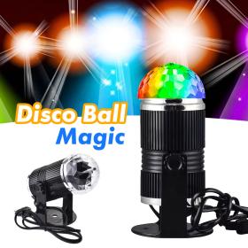 Projecteur boule cristal Rotative à Commande Vocale, Laser RVB  LED 220V