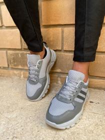 Chaussure casual confortable semmelllle absorbante au chocs - GRIS