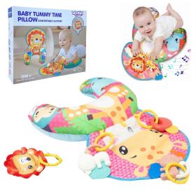 Coussin de Jeu Bébé - Jouet d'Éveil Sensoriel Montessori – وسادة البطن للرضع