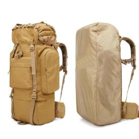 Sac à dos Randonnée professionnel en toile de Camouflage étanche à double épaule 90 L 
