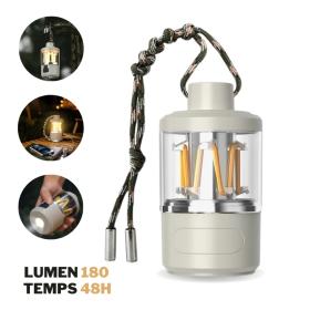 Lanterne Led Portable d'extérieur avec chargement de Type C, Power Bank