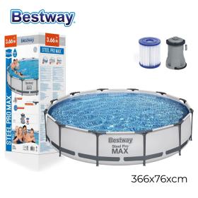 Piscine Ronde Avec Filtre et Pompe 366x76cm Bestway