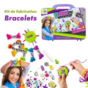 Kit de Fabrication de Bracelets Créatifs pour Filles