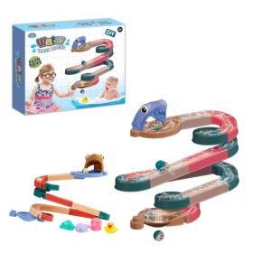 Jouets de baiiiin cascade pour enfants, bricolage et glissière d'eau