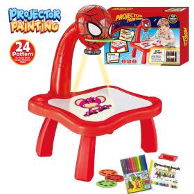 Table à dessin avec projecteur 24 images différentes – Planche à dessin -rouge